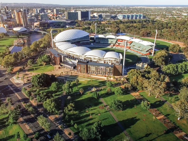 Adelaide Oval Hotel Aerial Render