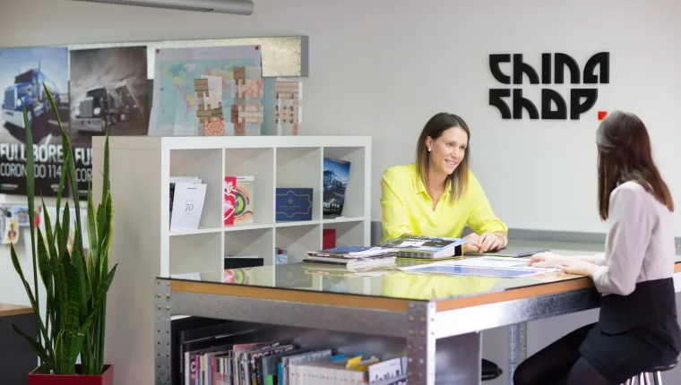 Photographs of China shop a graphic design compnay part of Michels Warren in North Adelaide office. Pic James Knowler
