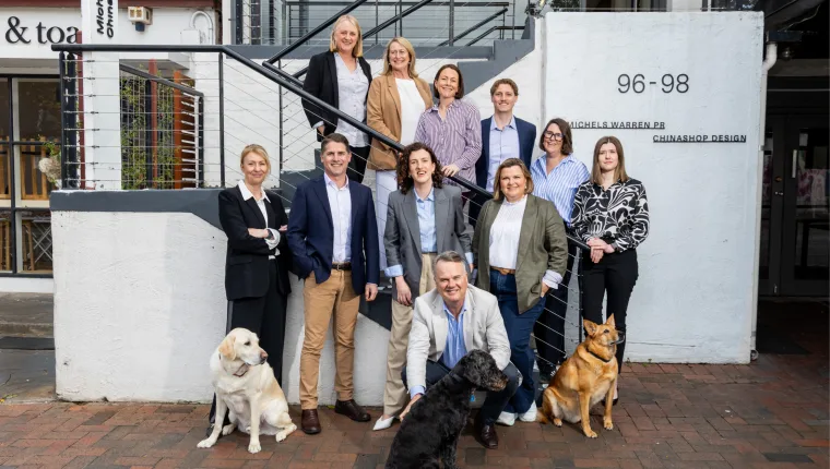 Our team and dogs